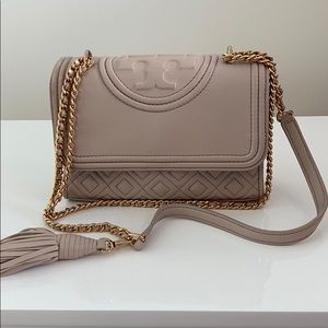 Tory Burch ‘Small Fleming’ Quilted Leather Bag
